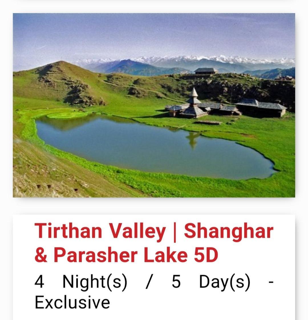 Tirthan Crest Homestay Banjār Exterior foto