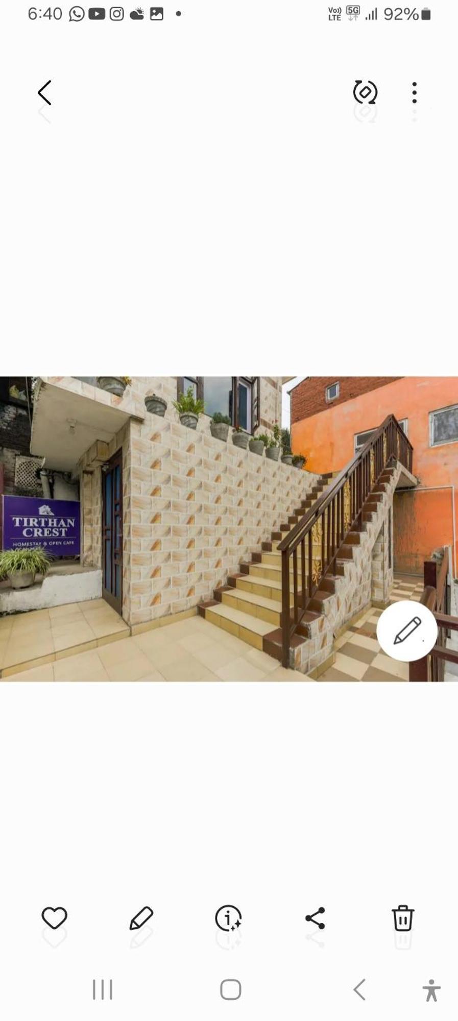Tirthan Crest Homestay Banjār Exterior foto